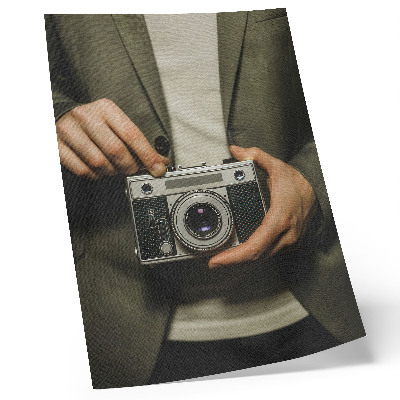 Plakat Retro kamere u elegantnom retro stilu