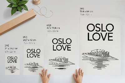 Plakat Crno-bijeli kontrastni tekst moderne arhitekture
