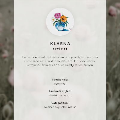 Plakat Jedinstvena cvjetna kompozicija za moderan interijer