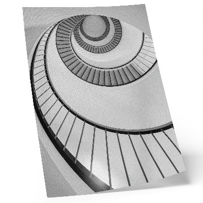 Tisak na platno Spiralno stubište očaravajuće geometrijske elegancije