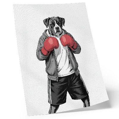 Tisak na platno Boksačke rukavice za pse boksače sportskog stila