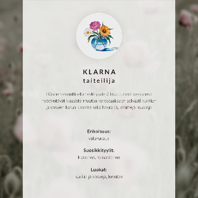 Plakat Pastelno cvijeće elegancija harmonija senzualnost