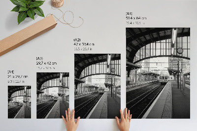 Plakat Modernost, struktura, prostor, simetrija, ritam