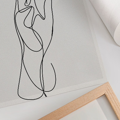 Plakat Minimalistička ručna linija elegancije modernosti
