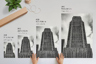 Zidni plakat Minimalistički neboder u harmoniji i strogosti