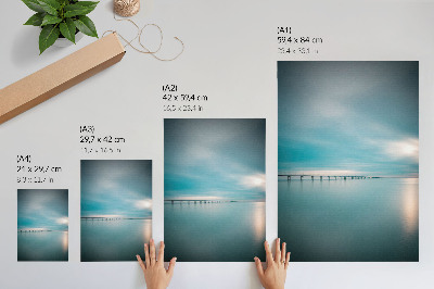 Plakat Most preko mirnih plavih voda