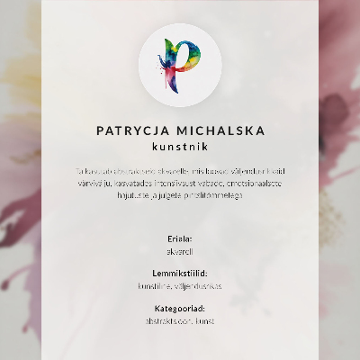 Dekorativni plakat Eksplozija boja i energije, moderan stil