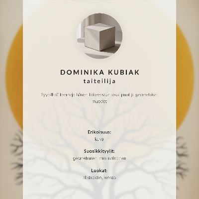 Plakat Minimalističko drvo s jakim kontrastom, skladna kompozicija