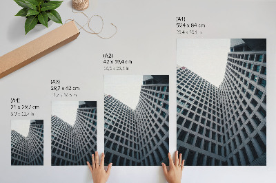Tisak na platno Vertikalne linije moderne arhitekture