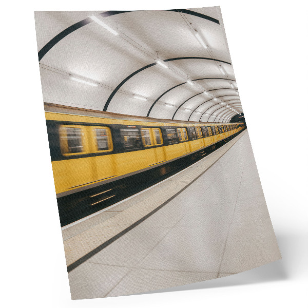 Zidni plakat Moderni metro, glatke linije, dinamičan