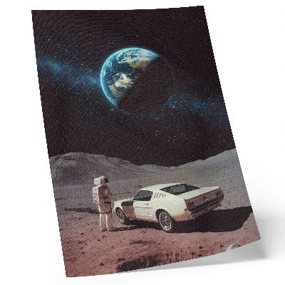 Plakat Astronaut na Mjesečevom automobilu, Zemljine zvijezde