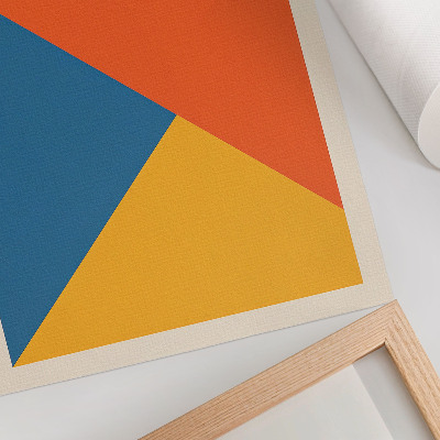 Dekorativni plakat Geometrijski oblici, intenzivne boje, moderna atmosfera