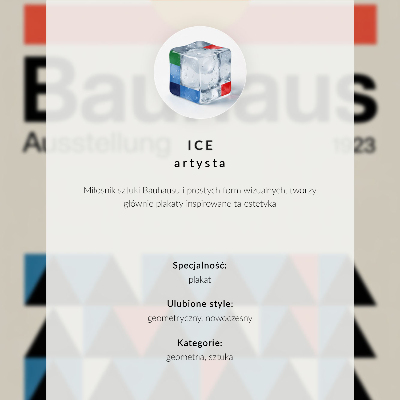 Zidni plakat Narančasti pravokutnici na kremastoj pozadini
