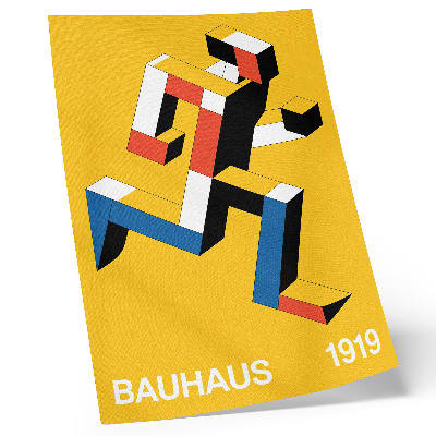 Plakat Ekspresivni uzorak, geometrija, dominacija boje, modernost