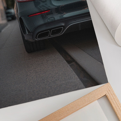 Plakat Elegantni automobil u urbanom prostoru