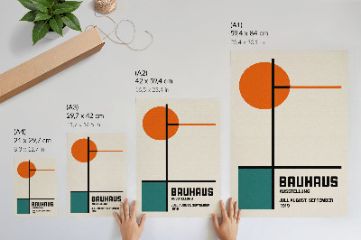 Dekorativni plakat Geometrija, boje, minimalizam, modernost, oblik