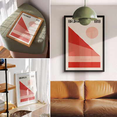 Tisak na platno Geometrijska kompozicija modernog minimalizma