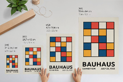 Plakat Geometrijski oblici u minimalističkom stilu