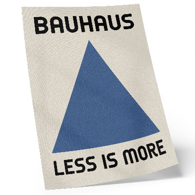 Dekorativni plakat Bauhaus stil dominira geometrijskom jednostavnošću