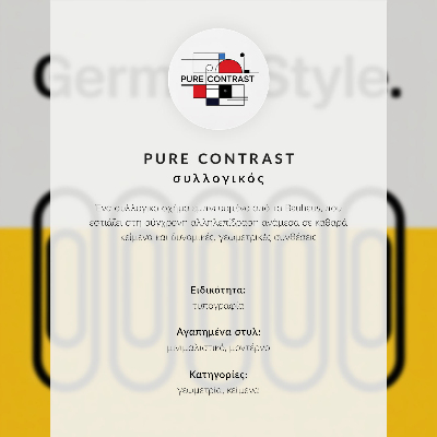 Dekorativni plakat Bauhaus stil dominira geometrijskom jednostavnošću