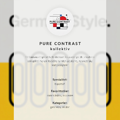 Dekorativni plakat Bauhaus stil dominira geometrijskom jednostavnošću