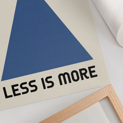 Dekorativni plakat Bauhaus stil dominira geometrijskom jednostavnošću