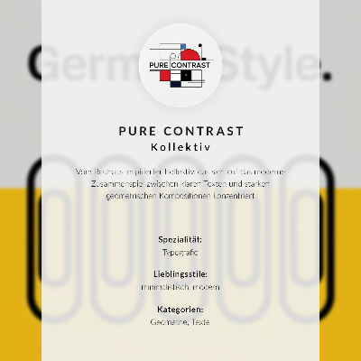 Dekorativni plakat Bauhaus stil dominira geometrijskom jednostavnošću
