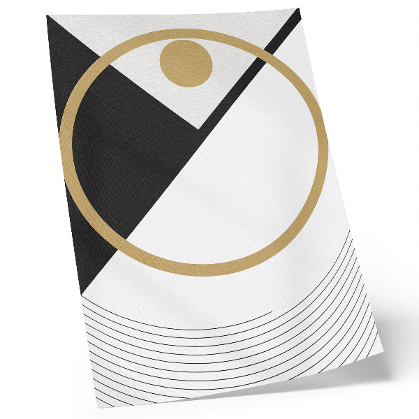 Tisak na platno Geometrijski uzorak, kontrastne boje, moderan stil