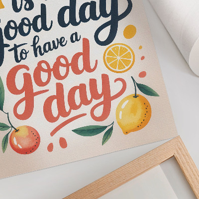 Plakat Šarena citrusna slova modernog stila