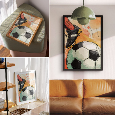 Zidni plakat Sportski naglasak, prekrasne boje, dinamična kompozicija