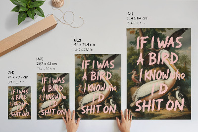 Zidni plakat Kreativni natpis na prirodnoj pozadini