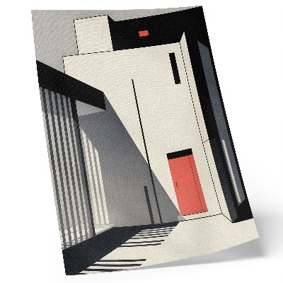Dekorativni plakat Kontrast minimalističke geometrijske arhitekture