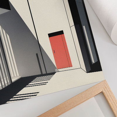 Dekorativni plakat Kontrast minimalističke geometrijske arhitekture