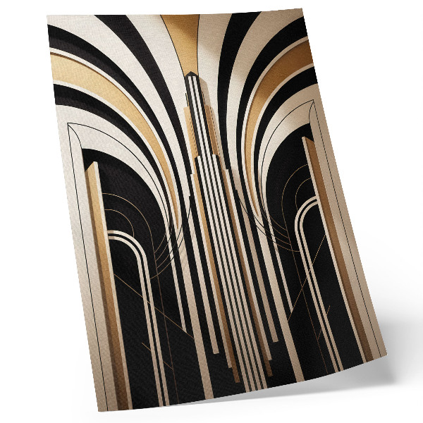 Tisak na platno Moderni lukovi Elegancija Art Deco Kontrast