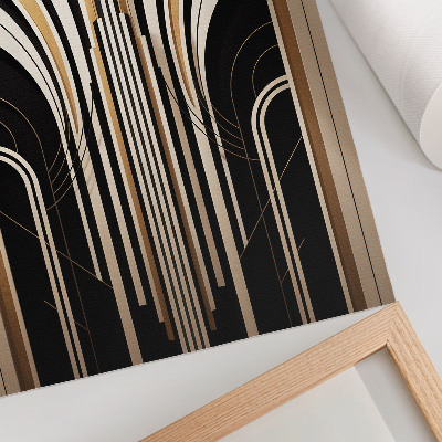 Tisak na platno Moderni lukovi Elegancija Art Deco Kontrast