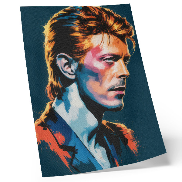 Tisak na platno Pop art portret s dinamičnim bojama
