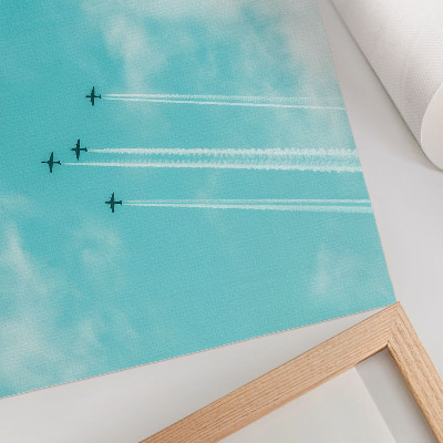 Zidni plakat Avioni na nebu u modernom dinamičkom sustavu