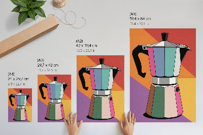 Zidni plakat Kontrastne boje, ekspresivan stil, plodna kombinacija