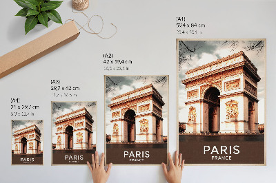 Zidni plakat Detalji klasične arhitekture trijumfalnog luka