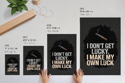 Dekorativni plakat Motivacijski slogan: minimalistički dizajn