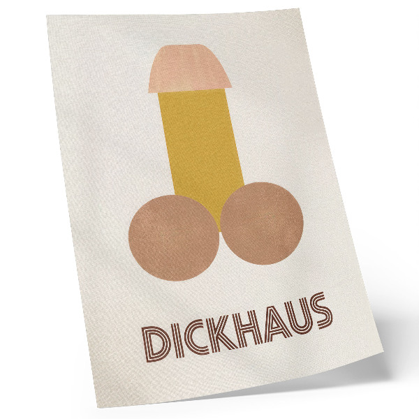 Zidni plakat Grafike u stilu Dickhausa u Bauhausu