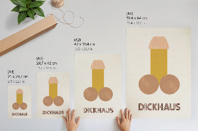 Zidni plakat Grafike u stilu Dickhausa u Bauhausu