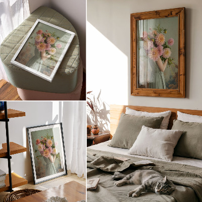 Plakat Pastelno cvijeće priroda boho elegancija harmonija