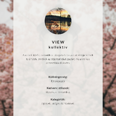 Plakat Gradska ulica zimsko drveće mirna atmosfera