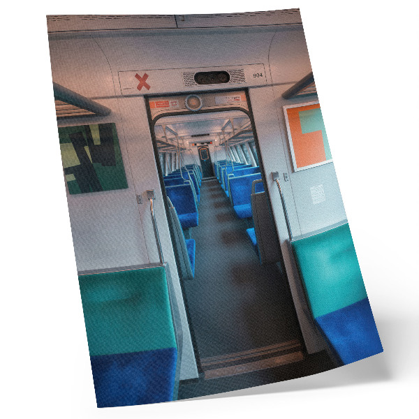 Zidni plakat Harmonija modernog geometrijskog dizajna interijera