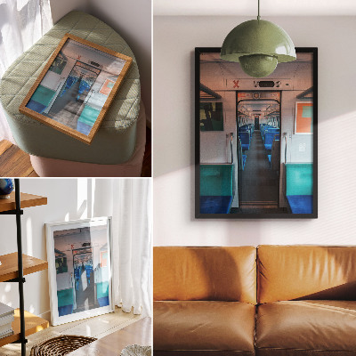 Zidni plakat Harmonija modernog geometrijskog dizajna interijera