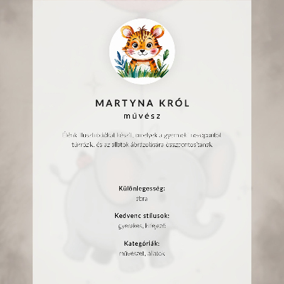 Plakat Tigar u grafičkom stilu s intenzivnim bojama