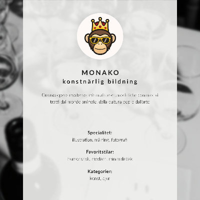 Zidni plakat Konj s krunom na neutralnoj pozadini
