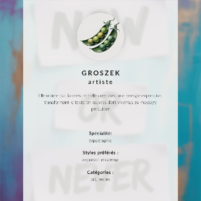 Dekorativni plakat Dinamične boje. Inspirativan tekst. Moderna vibra.