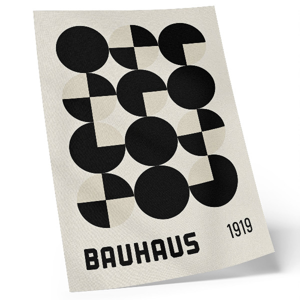 Dekorativni plakat Geometrijski oblici harmonija modernost minimalizam